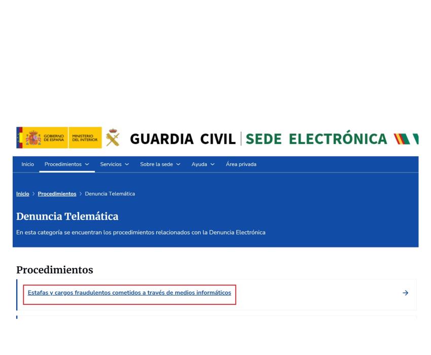 denuncias online