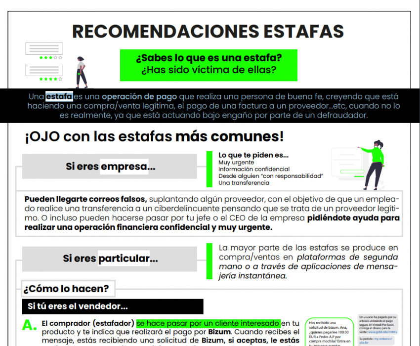 Recomendaciones estafas