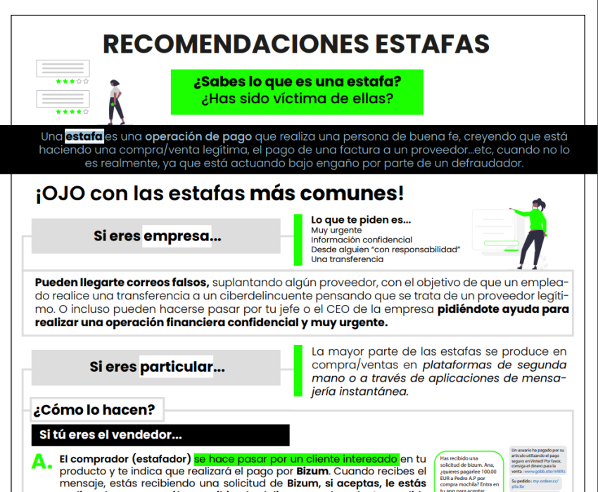 Recomendaciones estafas