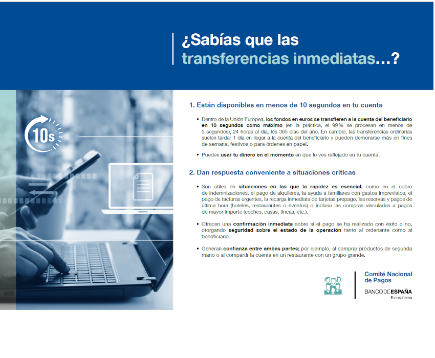 Transferencias inmediatas